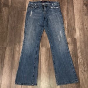 Geisha pocket Denim Flared Jeans